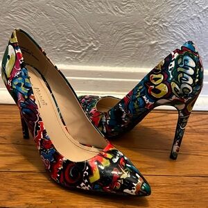 Anne Michelle Graffiti Heels
